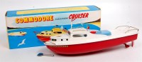 Lot 3203 - Sutcliffe Models, Commodore Cruiser, red hull...