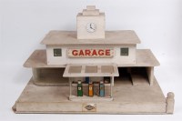 Lot 3222 - Commercially built Art Deco garage, comprising...