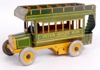 Lot 3227 - Strauss (USA) Mechanical Toys Interstate Bus,...