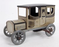 Lot 3228 - Bing (Germany) tinplate clockwork car, 1920's...