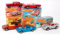 Lot 2312 - Matchbox Superfast Boxed diecast group, 5...
