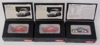 Lot 2598 - Schuco small scale Volvo 544 group, 3 boxed...