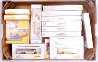 Lot 2696 - 22 boxed Brekina HO Scale plastic vehicles,...