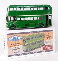 Lot 3159 - Mettoy Corgi London Country Green Routemaster...