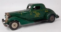 Lot 3160 - Marx Toys (USA) siren Police Patrol Car, large...
