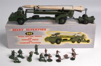 Lot 1902 - Dinky, 666 missile erecting vehicle with...