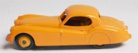 Lot 1912 - Dinky, 157 Jaguar XK120, yellow with lemon...