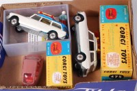 Lot 1678 - Corgi, 3 cars in reproduction boxes, 475...