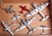 Lot 1924 - Dinky, 6 aircraft, 704 Avro York, 1 propeller...