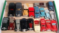 Lot 1927 - Dinky, collection of repainted cars mainly, 10...