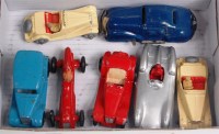 Lot 1928 - Dinky, 35 series 35A saloon, mid blue SBRW,...