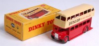 Lot 1935 - Dinky, 290 double deck bus 'DUNLOP' adverts,...