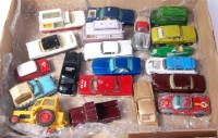 Lot 1709 - Corgi, 20 mixed playworn models, 4 with...