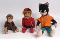 Lot 3120 - Schuco, Germany Bellhop 'YES/NO' chimpanzee,...