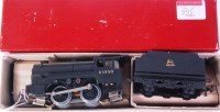 Lot 895 - A Trix 1/525 BR matt black 0-4-0 engine and...