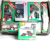 Lot 1209 - Siku, collection of 7 farm tractors; 3861...