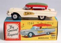 Lot 1651 - Corgi, 430 Bermuda Taxi, off white body, lime...
