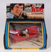 Lot 1669 - Corgi, 348 Vegas Ford Thunderbird, red body,...