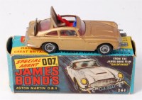 Lot 1684 - Corgi, 261 James Bond Aston Martin DB3, gold...