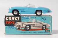 Lot 1701 - Corgi, 303 Mercedes-Benz 300SL open roadster,...