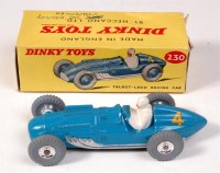 Lot 1973 - Dinky, 230 Talbot Lago racing car, blue RN4...