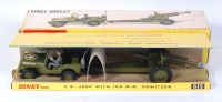 Lot 1977 - Dinky, 615 US Jeep with 105mm Howitzer, Jeep...