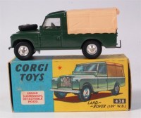 Lot 1662 - Corgi, 438 Land Rover (109 WB), dark green,...