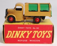 Lot 1946 - Dinky, 252 Bedford refuse wagon, tan, green...