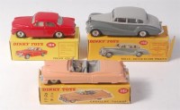 Lot 2015 - Dinky, 184 Volvo 122S, red, white interior,...