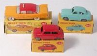 Lot 2016 - Dinky, 265 Plymouth USA taxi, yellow/red, roof...