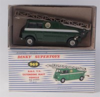 Lot 2019 - Dinky, 969 BBC TV extending mast vehicle, dark...