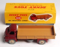 Lot 1951 - Dinky, 408 Big Bedford lorry, maroon...