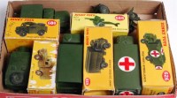 Lot 1964 - Dinky, military lot, 626 military ambulance,...