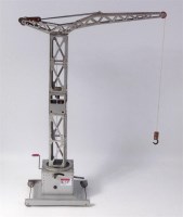 Lot 3138 - Joustra France, clockwork tower crane, motor...
