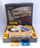 Lot 3153 - Tri-ang Scalextric, early set, CM3 with MMC/50...