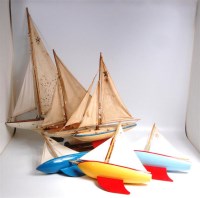 Lot 3103 - 'Star' Pond Yachts, collection of 6 to include;...