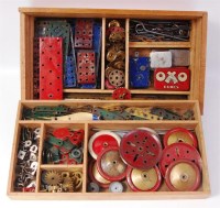 Lot 3130 - Meccano, quantity pre-war components to...