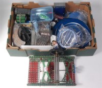 Lot 3142 - Meccano, box of mixed to include; unused...