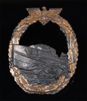 Lot 364 - A German Kriegsmarine E-Boat badge.