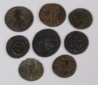 Lot 7 - Roman, a collection of 8 coins to include;...