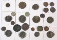 Lot 22 - Roman, a collection of 25 coins to include;...