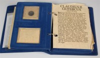 Lot 23 - Roman, folder of 6 coins to include; Gallienus...