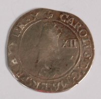 Lot 29 - England, Charles I (1625-1649) shilling, Tower...