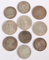 Lot 62 - Great Britain, five various Victorian half...