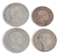 Lot 64 - Great Britain, four various George III silver...