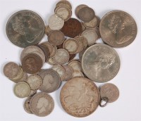 Lot 87 - Great Britain, mixed lot of silver and other...