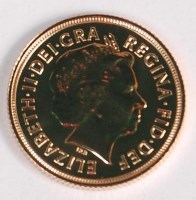 Lot 133 - Great Britain, 2015 gold half sovereign, Queen...