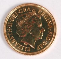 Lot 138 - Great Britain, 2001 gold half sovereign, Queen...