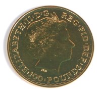 Lot 147 - Great Britain, 2013 gold 100 pound coin, Queen...
