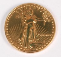 Lot 154 - USA, 1986 gold 'Eagle' 50 dollar, obv. Liberty...